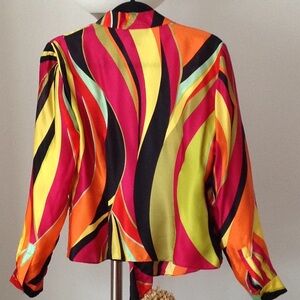 🖤💛❤️ 'Spencer Jeremy' - 100% Silk Vintage Shirt
